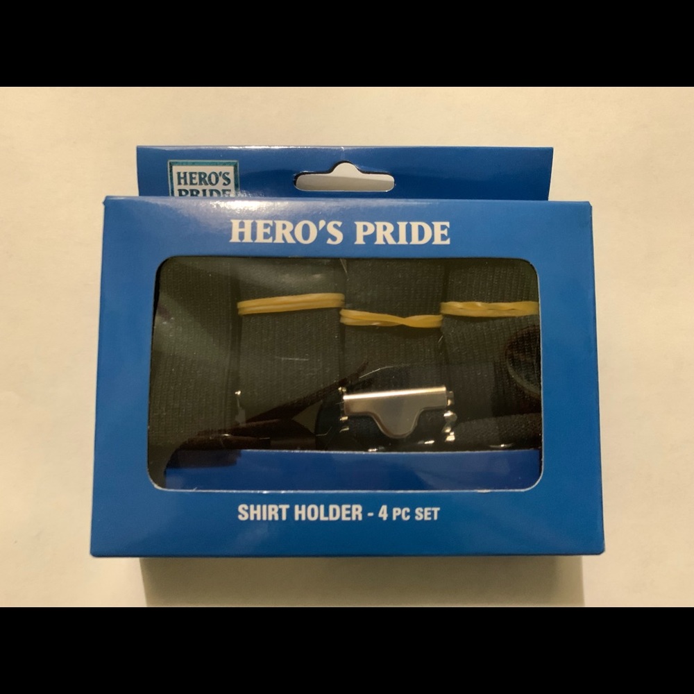 4 piece set of shirt holders by hero’s pride.